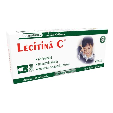 Lecitina C, 30 capsule, Pro Natura