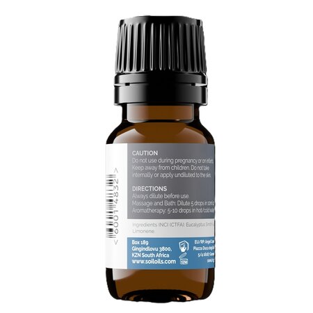Ulei Esential Eucalipt Pur 100% Organic, 10 ml, SOiL  719385