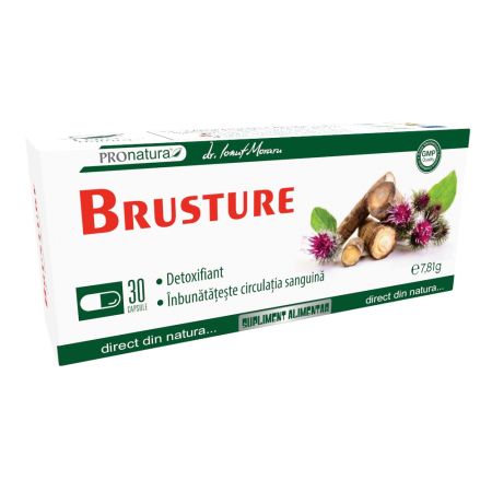 Brusture, 30 capsule, Pro Natura
