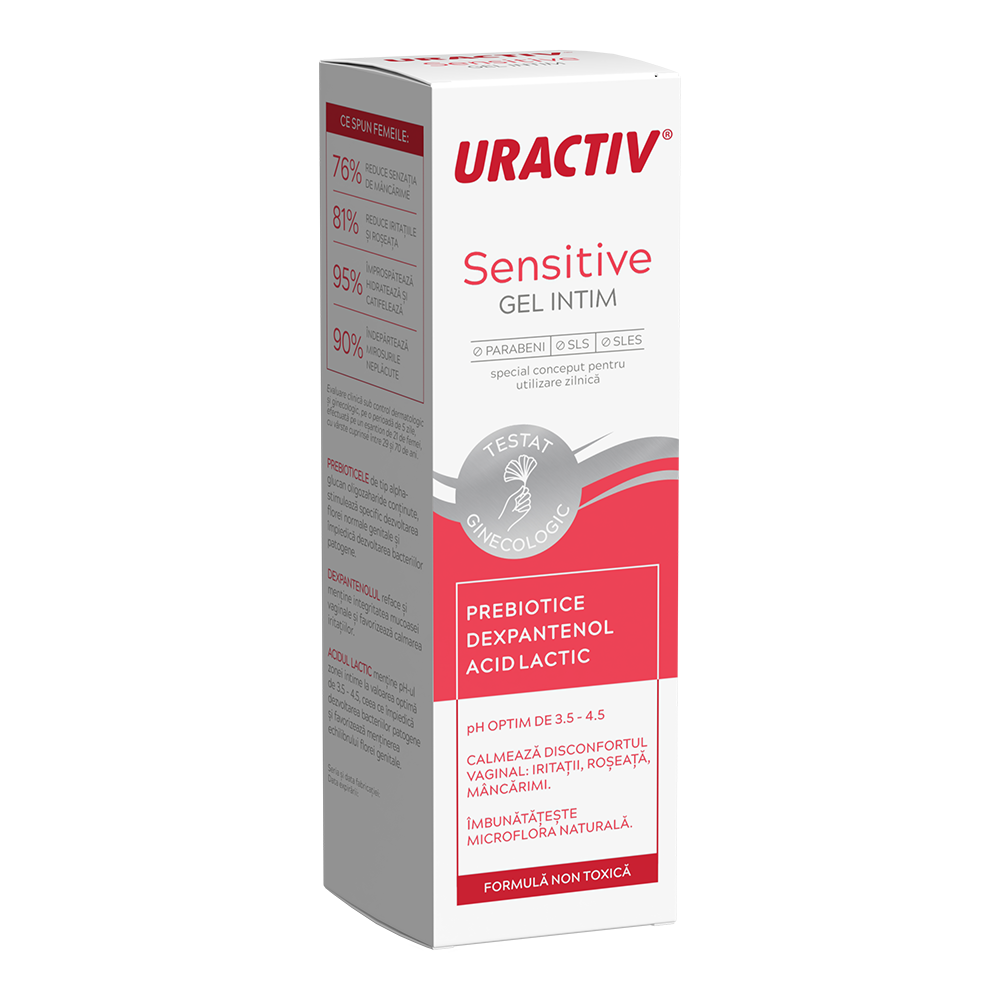 Gel Uractiv Sensitive Intim, 200 ml, Terapia