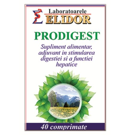Prodigest, 40 comprimate, Elidor 706597