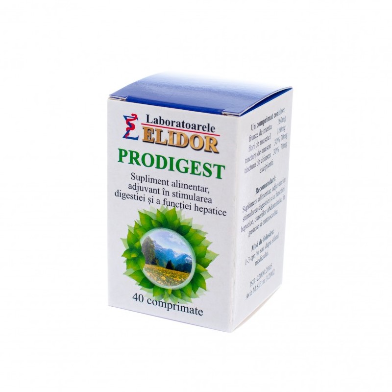 Prodigest, 40 comprimate, Elidor