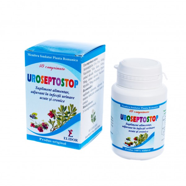 Uroseptostop, 40 comprimate, Elidor