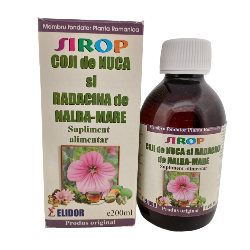 Sirop coji de nuca si nalba-mare, 200ml, Elidor