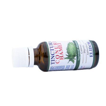 Tinctura de conuri de hamei, 30 ml, Elidor 647417