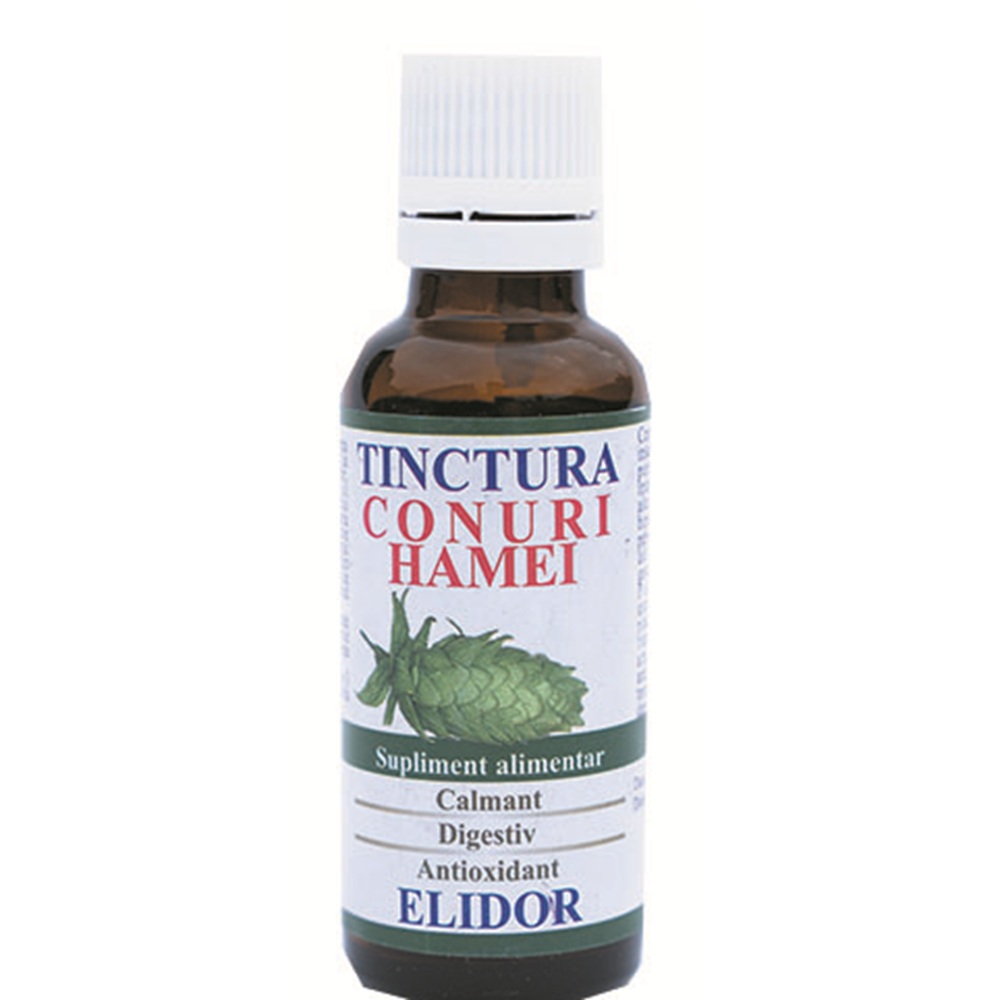 Tinctura din conuri de hamei, 30 ml, Elidor