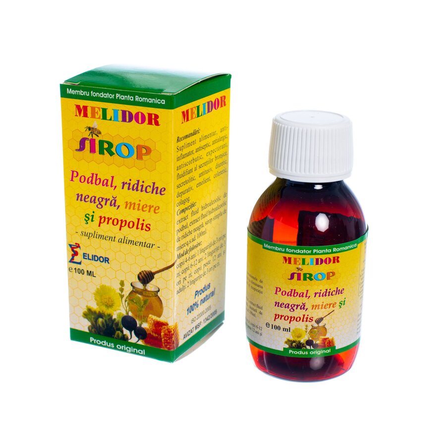 Sirop Podbal cu Ridiche Neagra Miere si Propolis, 200 ml, E : Farmacia ...