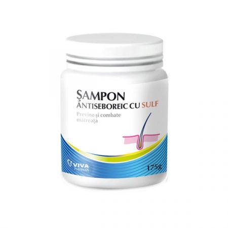 Sampon antiseboreic cu sulf, 175 g, Vitalia