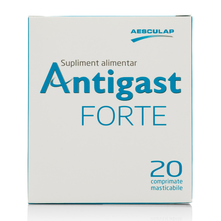 Antigast Forte, 20 comprimate masticabile, Aesculap 726816