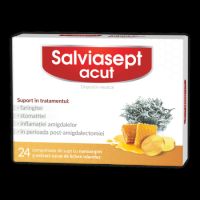 Salviasept Acut, 24 comprimate, Zdrovit