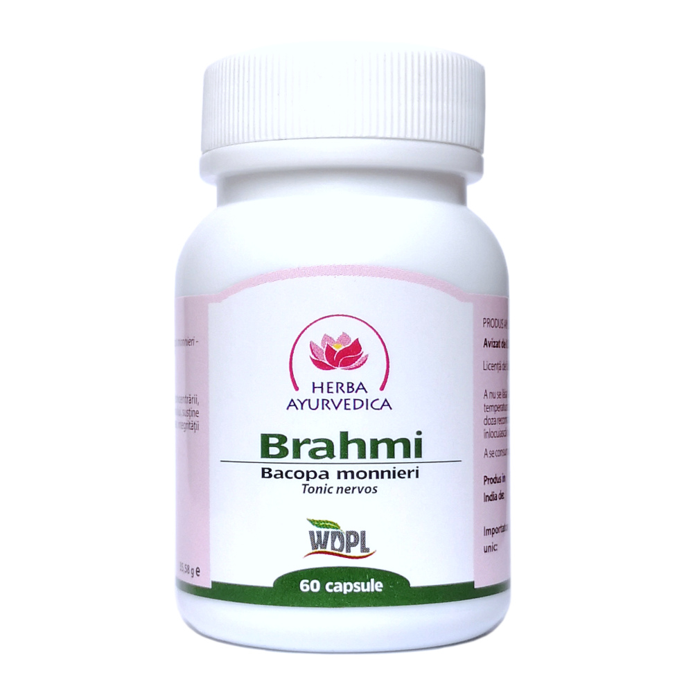 Brahmi, 60 capsule, Herba Ayurvedica