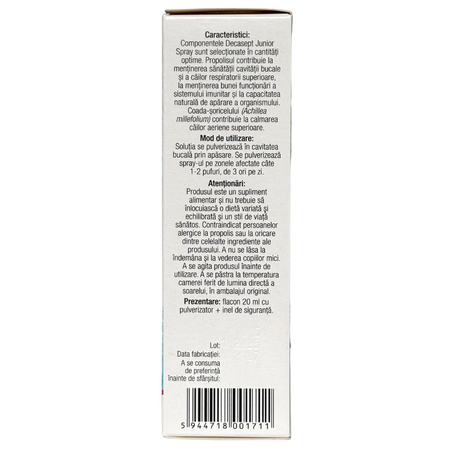 Decasept Junior spray, 20 ml, Amniocen 697891