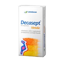 Decasept lamaie, 24 comprimate, Amniocen
