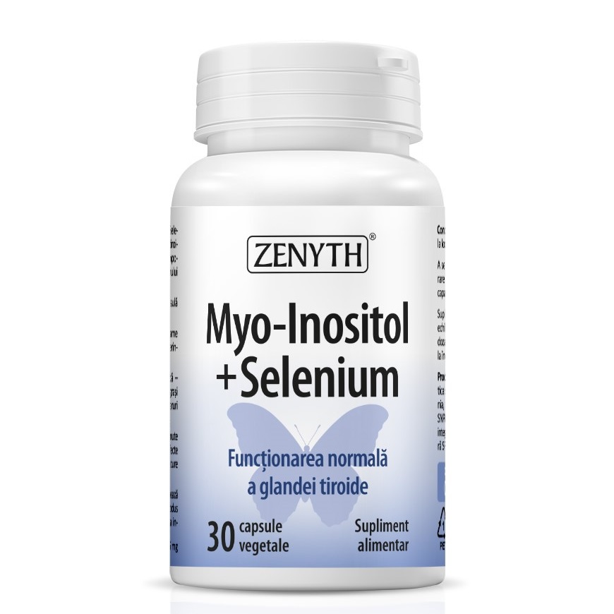 Myo-Inositol + Selenium, 30 capsule vegetale, Zenyth