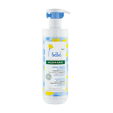 Crema de curatare cu Cold Cream, 500 ml, Klorane Bebe