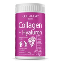 Collagen + Hyaluron cu aroma de capsuni Collagero, 150 g, Zenyth