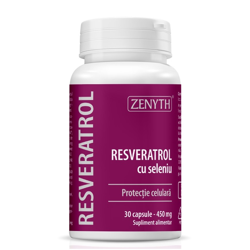 Resveratrol cu seleniu, 30 capsule, Zenyth