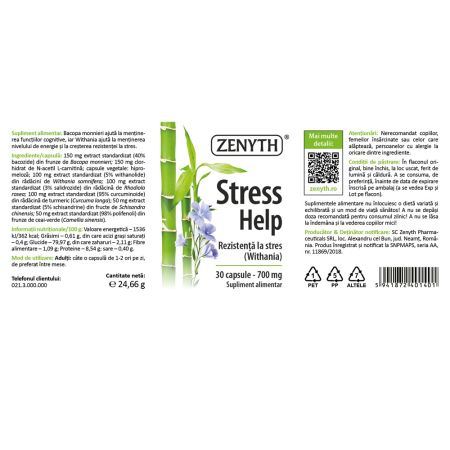 Stress Help, 30 capsule, Zenyth 702313
