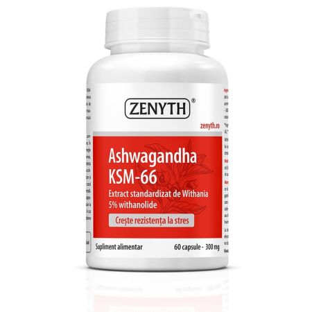 Ashwagandha KSM-66, 60 capsule, Zenyth