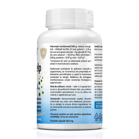 ImmunoHelp, 45 capsule, Zenyth 619466