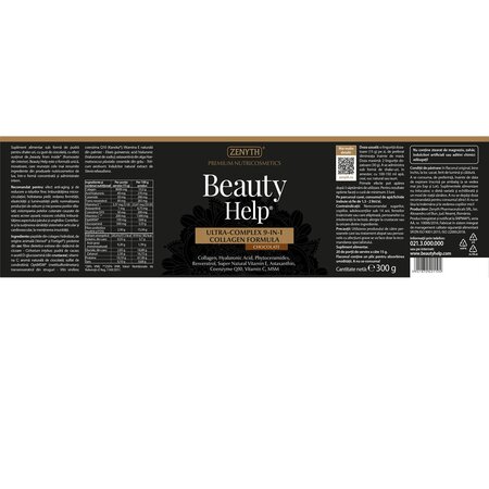Collagen Formula cu aroma de ciocolata Ultra-Complex 9-in-1