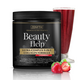 Ultra-Complex 9-in-1 Collagen Formula cu aroma de capsuni Beauty Help, 300 g, Zenyth 619511