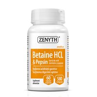 Betaine HCL si Pepsin, 60 capsule, Zenyth