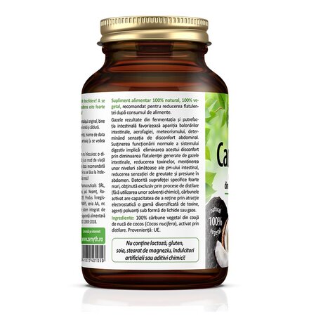 Carbune activat din coaja de nuca de cocos Carbo Forte, 60 g, Zenyth 619522