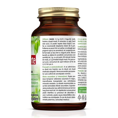 Carbune activat din coaja de nuca de cocos Carbo Forte, 60 g, Zenyth 619524