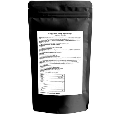 Pudra bio scortisoara Ceylon, 60 g, Niavis 601652