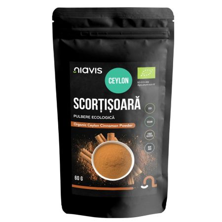 Pudra bio scortisoara Ceylon, 60 g, Niavis