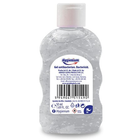 Gel antibacterian, 50 ml, Hygienium 746566
