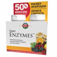 Pachet Super Enzymes Kal, 30 + 30 tablete,, Secom