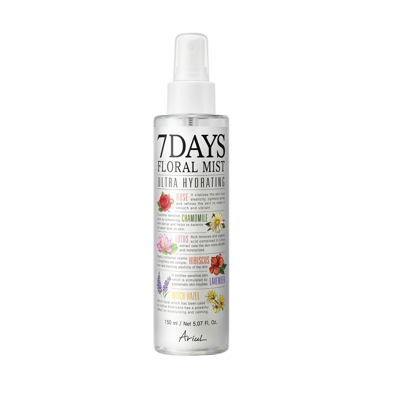 Spray pentru fata 7Days Floral Mist, 150 ml, Ariul