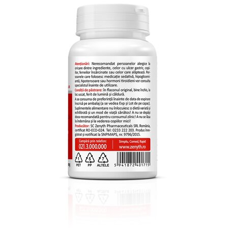 Ashwagandha KSM-66, 30 capsule, Zenyth 699262
