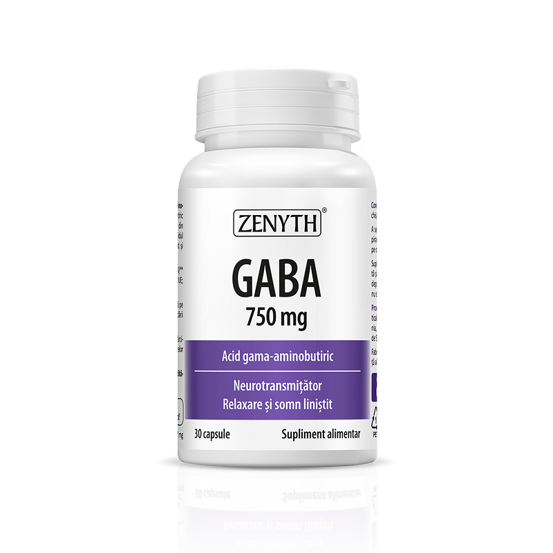 Gaba, 750 mg, 30 capsule, Zenyth