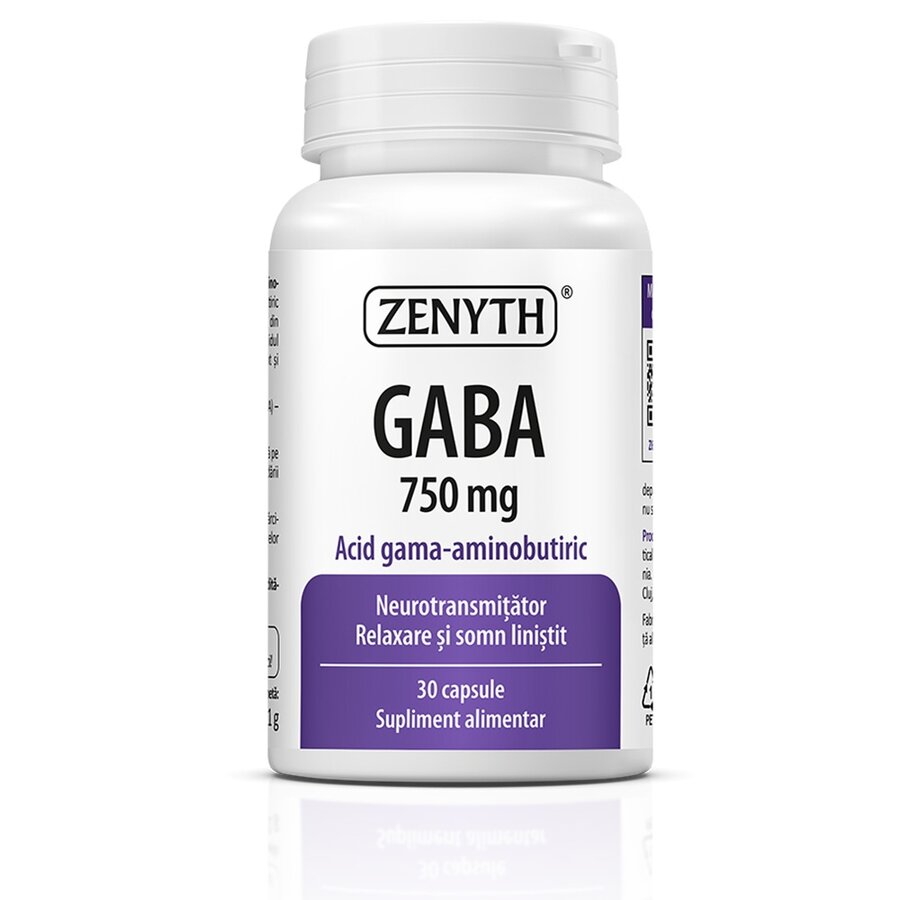 Gaba, 750 mg, 30 capsule, Zenyth : Farmacia Tei online