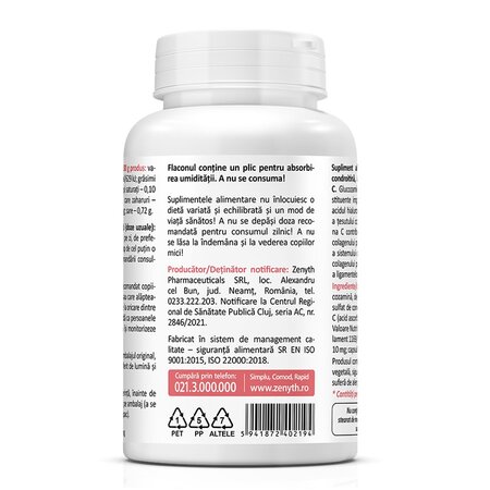 Glucosamine, Chondroitin, Hyaluronic Acid, 60 capsule, Zenyth 619196