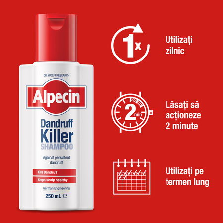 Sampon anti-matreata Schuppen Killer, 250 ml, Alpecin 721323