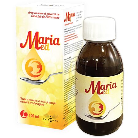 Sirop de radacina de Nalba-mare cu miere Maria Med, 100 ml, Apipharma 713383