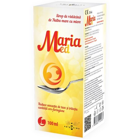 Sirop de radacina de Nalba-mare cu miere Maria Med, 100 ml, Apipharma 713382
