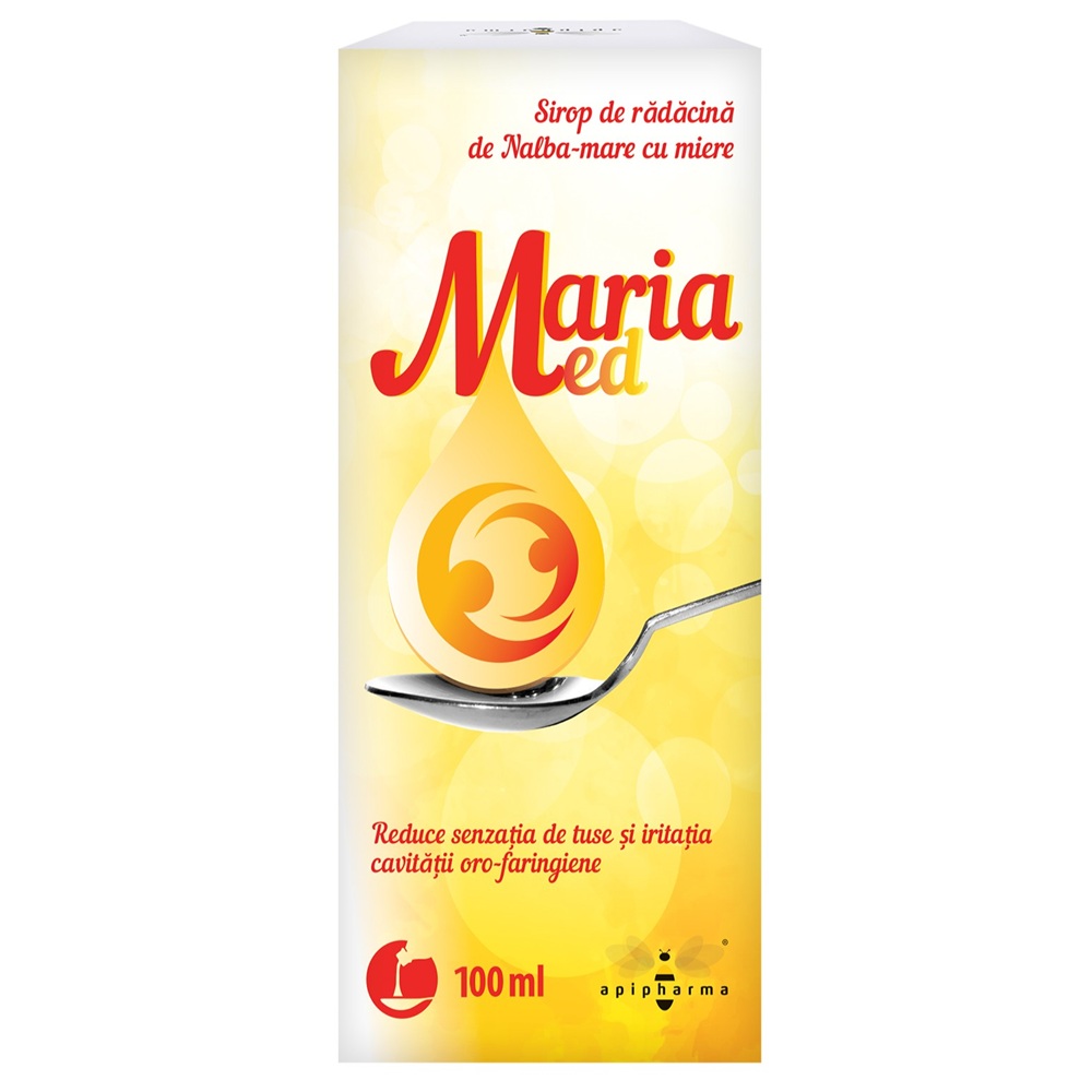 Sirop de radacina de Nalba-mare cu miere Maria Med, 100 ml, Apipharma