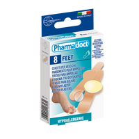 Plasturi hidrocoloid pentru vezicule si bataturi, 8 bucati, Pharmadoct