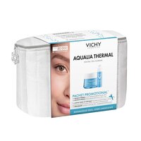 Pachet Crema hidratanta pentru ten normal Aqualia Thermal Light, 50 ml + Balsam hidratant pentru zona ochilor Aqualia Thermal, 15 ml, Vichy