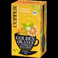 Ceai eco infuzie de portocale si turmeric, 20 plicuri, Cupper