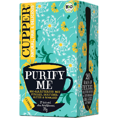 Ceai bio Purify Me, 20 plicuri, Cupper
