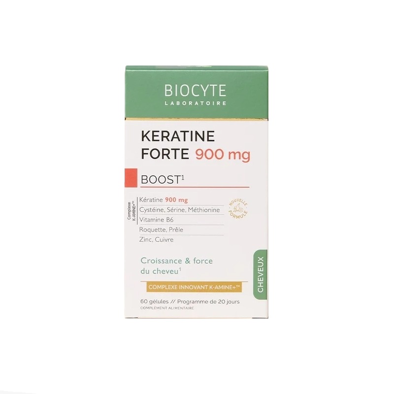 Keratine Forte Boost, 900 mg, 60 capsule, Biocyte