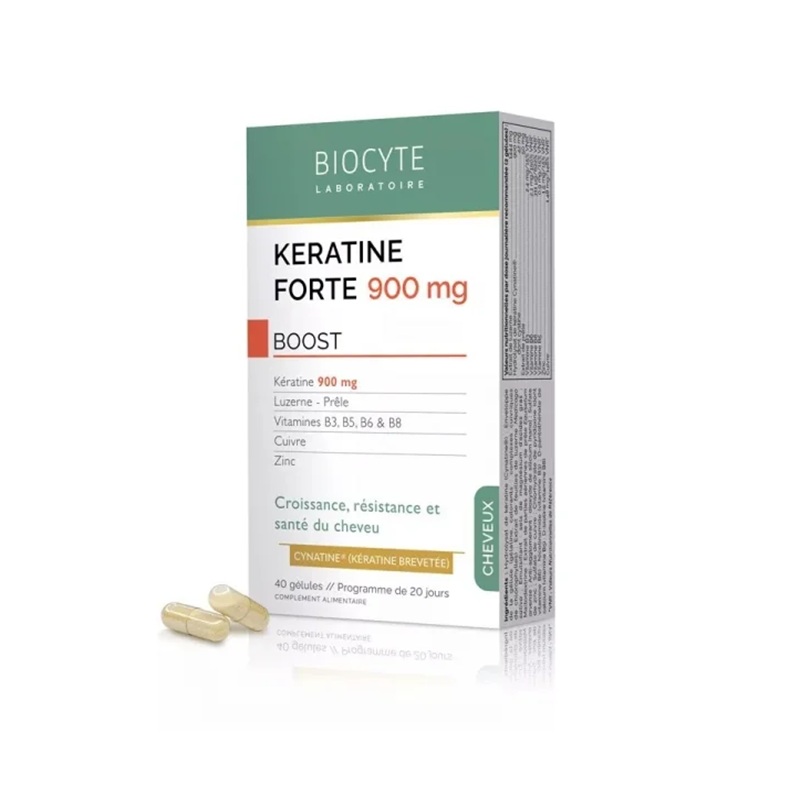 Keratine Forte Full Spectrum, 40 capsule, Laboratoire Biocyte