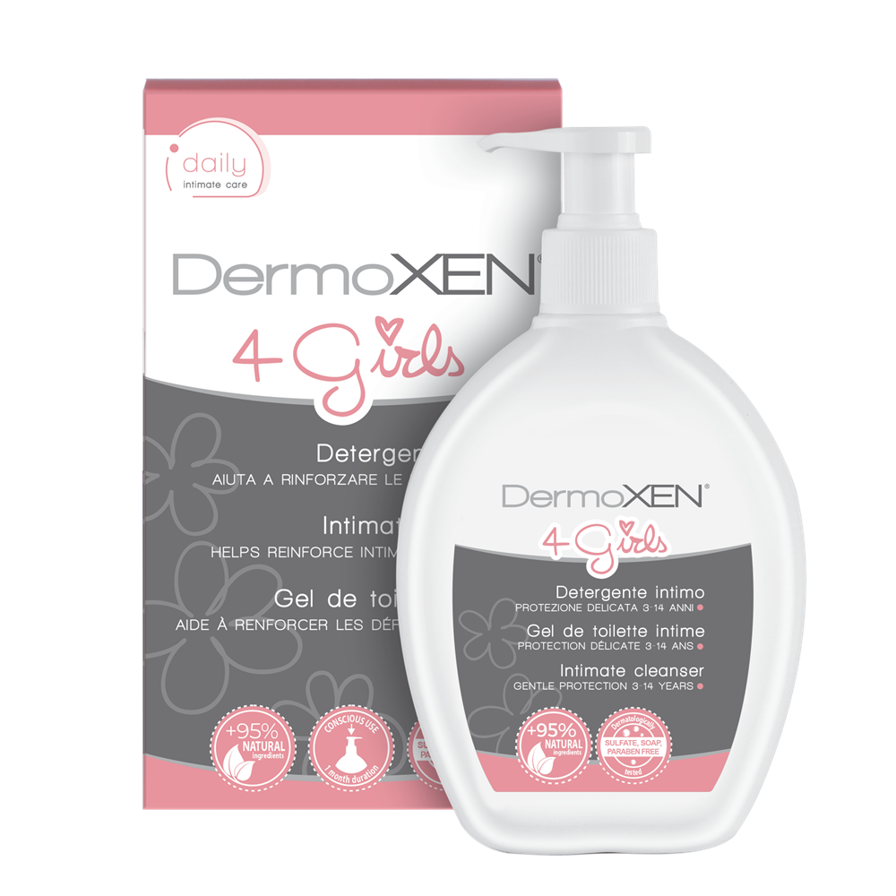 Gel pentru igiena intima Dermoxen 4 Girls, 200 ml, Ekuberg Pharma