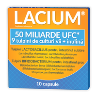 Lacium 50 miliarde UFC, 10 capsule, Zdrovit